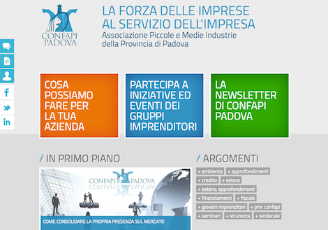 On line il nuovo sito di Confapi Padova: nuovi strumenti per le PMI padovane