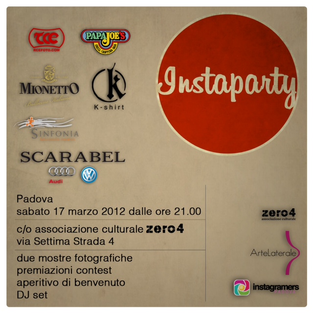 InstaParty: la prima festa Instagramers a Padova