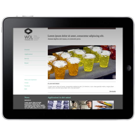 Wol Trading Ltd anteprima: applicazione del design responsivo